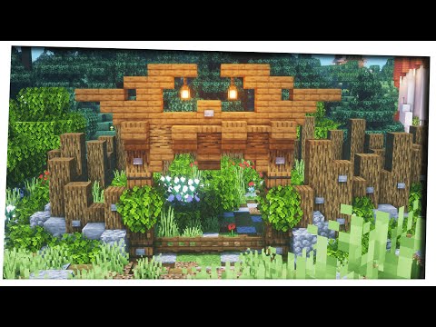 Minecraft - Simple Animal Pen Tutorial｜How To Build｜Inspiration Build｜Step By Step Build