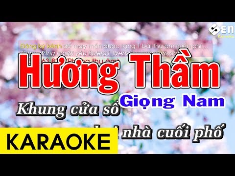 Hương Thầm - Karaoke Nam Beat Chuẩn