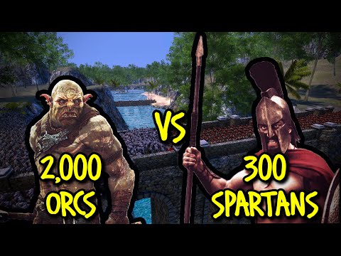 300 SPARTANS vs 2,000 ORCS | Ultimate Epic Battle Simulator