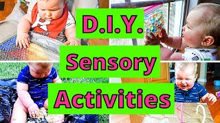 EASY DIY SENSORY PLAY ACTIVITIES FOR BABIES | 10 BABY SENSORY PLAY IDEAS