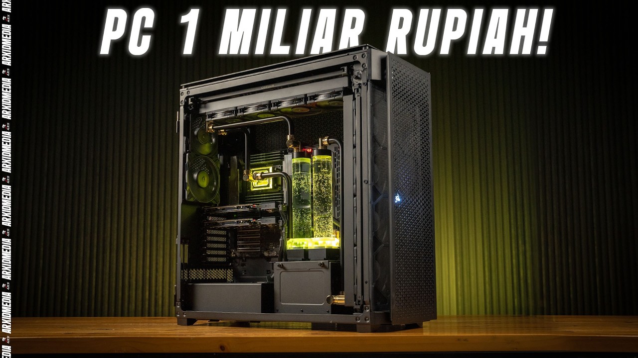 Project Custom Watercooling PC Seharga Alphard EV?! Pake RTX Pro 6000 Dua Biji!