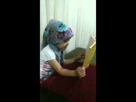 Kuran okuyan 5 yasindaki minik kizimiz tuana