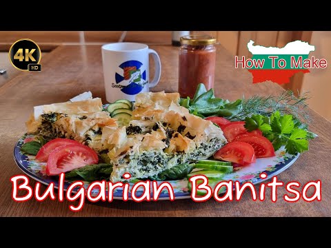 Bulgarian Banitsa |Traditional Dish | Pastry | How To make