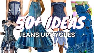 50+ Ways to Upcycle Old Jeans into Something New When You're Bored