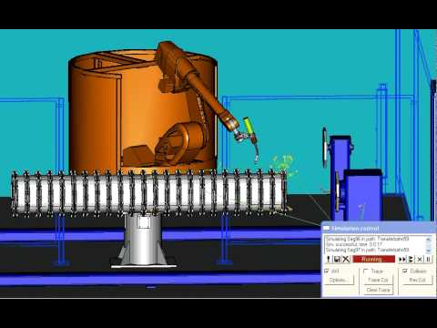 3D simulation of welding robot CLOOS