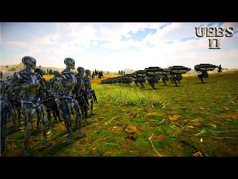 100,000 TERMINATORS & HEROES vs 1,000,000 TYRANID WARRIORS | Ultimate Epic Battle Simulator 2 UEBS 2
