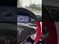 DRIVING A TESLA WITH A PS4 CONTROLLER! - #shorts