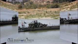 preview picture of video 'Marine Corp Bridge Company Floating Bridge At Lake Elsinore'