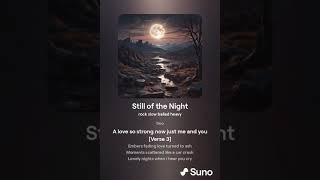 Still of the Night (No, not that one)
