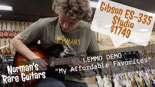 Video thumbnail for LEMMO DEMO: Gibson ES-335 Studio $1749 | "My Affordable Favorites" at Norman's Rare Guitars by Normans Rare Guitars