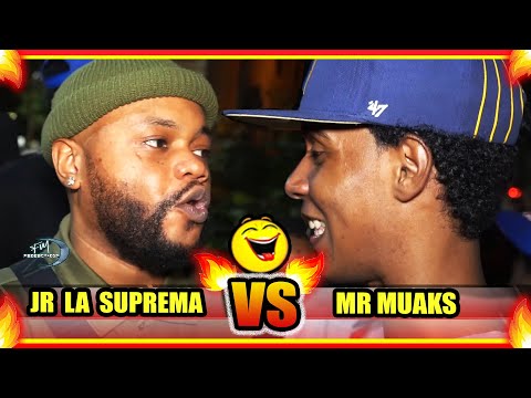 😅 (LAUGHS AND MORE LAUGHS) 😂 JR LA SUPREMA vs MR MUAKS Freestyle Battle