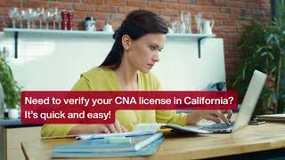 CNA License Verification in California – Step-by-Step Walkthrough