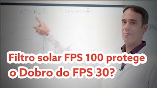 Filtro solar 100 protege o dobro do 50