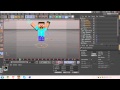 делаю простую анимацию движение рук и ног в программе cinema4d r14 