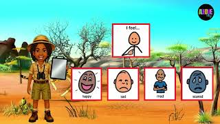 Feelings Song for AAC Users ( Happy, Sad, Mad, & Scared) | AAC Learning Songs with Messiah (Precise) gameplay video by CalderonScience, 2:07 duration