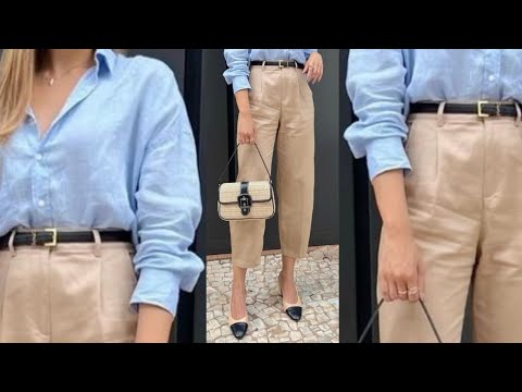 FINOS SENCILLOS Y ELEGANTES ESTOS ATUENDOS y COMBINACINES con ROPA de MODA 2024