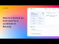 How to Schedule an Interview for a Candidate in Recooty | Simplify Your Hiring