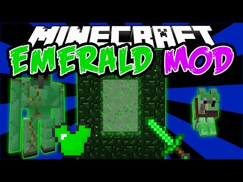 UNBELIEVABLE New Emerald Armor and Dimension - MININMARTIN Minecraft Mod 1.8.9/1.8/1.7.10