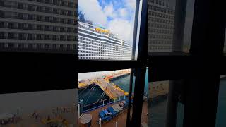 ​Sun Princess Glass Elevator View of MSC World America! #SunPrincess #MSC #short