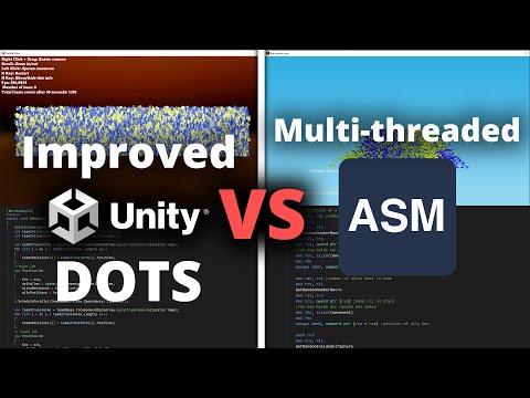 Improved Unity DOTS vs Multithreaded Assembly benchmark