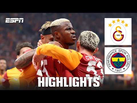 Victor Osimhen scores in Galatasaray’s derby win vs. Fenerbahce | Turkish Super Lig Highlights