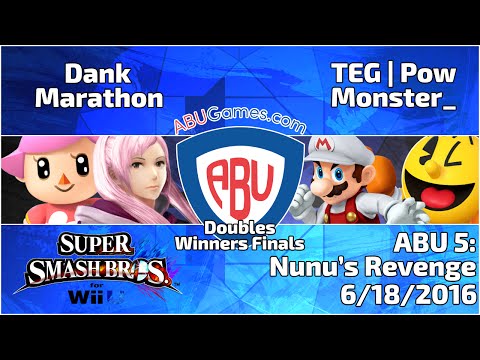 ABU Monthly 5: Dank/Marathon vs. TEG | Pow/Monster_ - Smash 4 Doubles Winners Finals