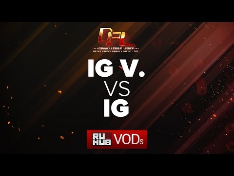iG.V vs iG, DPL Season 2, game 1