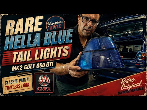 Installing Rare Hella Blue Tail Lights on My VW Golf G60 – OEM+ Perfection! 4K