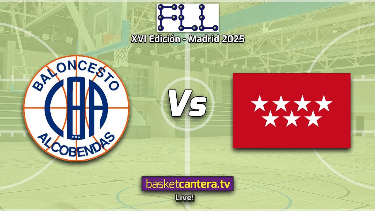 #Directo U15M. B. ALCOBENDAS vs SELEC. MADRID U14.- 3/4 PUESTO. Torneo Cadete-Sub15 de la FLL 2025