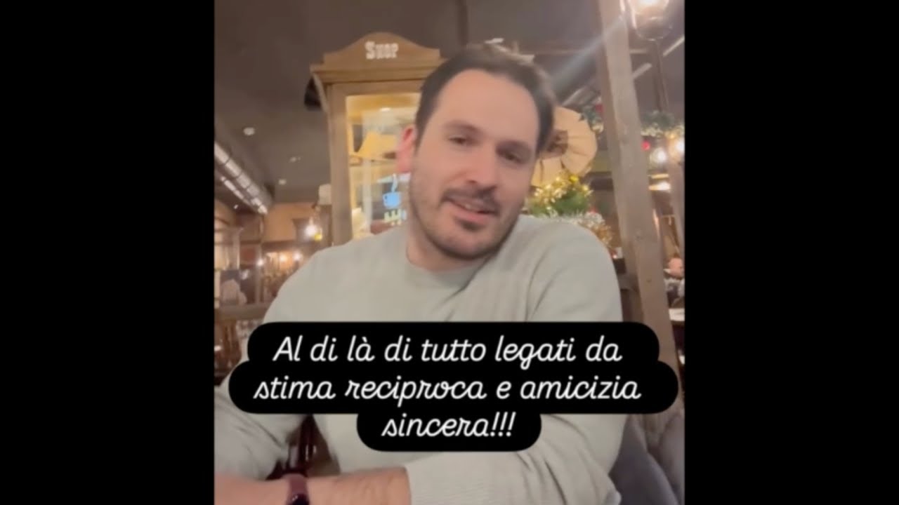 ANDREA SEMPIO AL RISTORANTE CON IL POOL DIFENSIVO