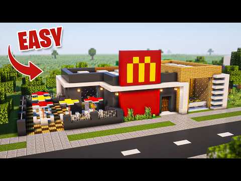 How to build a mcdonalds in minecraft