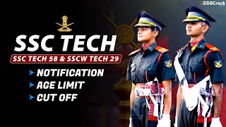 SSC Tech 58 & SSCW Tech 29 Notification Indian Army