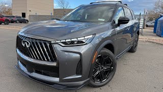2026 Infiniti QX60 Sport - Graphite Shadow - Black Obsidian Roof - Walkaround