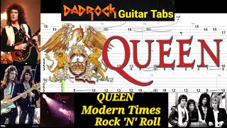 Modern Times Rock N Roll - QUEEN - Guitar + Bass TABS Lesson