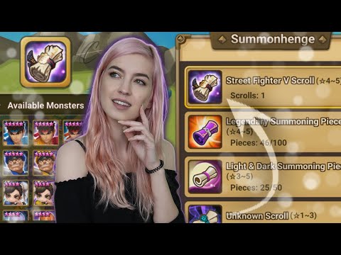 Summoners War | First Street Fighter V Scroll Summon Can We Get A Nat 5?