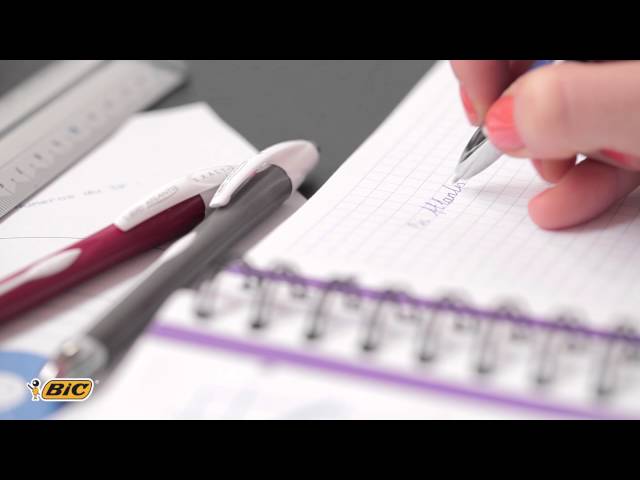 Vídeo relacionado con BIC Atlantis Exact Retractable Ball Pen, Fine Point (0.7 mm), Blue, 12-Count by BIC