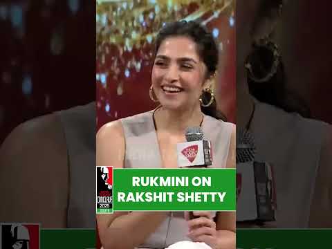 Rukmini Vasanth on working with Rakshit Shetty | #indiatodayconclavesouth #rukminivasanth