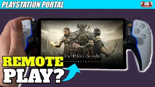 PlayStation Portal - The Elder Scrolls Online  Remote Play Impressions