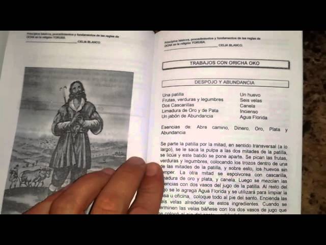 Vídeo relacionado con Santeria Yoruba (Celia Blanco) 2ª Edición