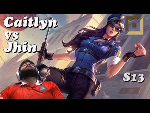 Caitlyn vs Jhin Bot Lane | S13 10K Race to Challenger | Yassuo Full Gameplay