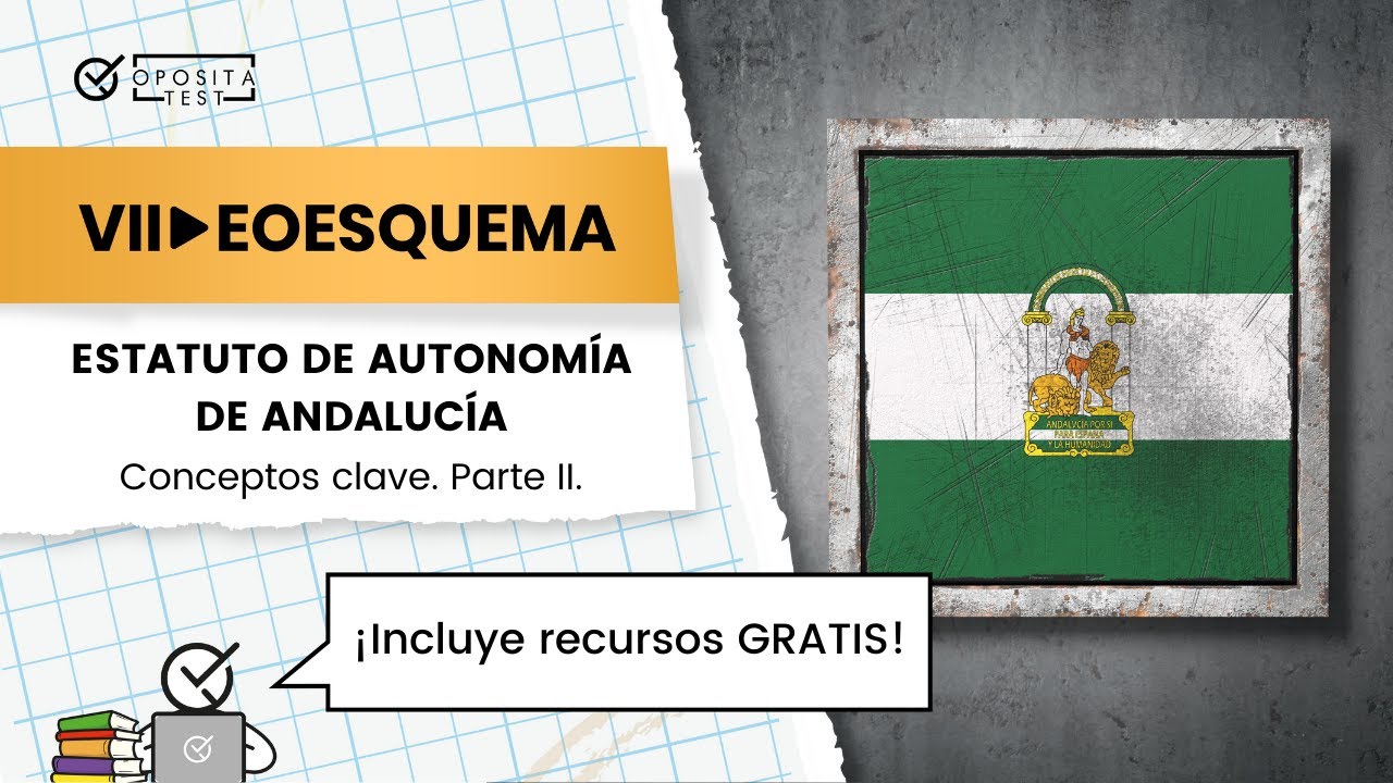 Watch 📝 Las claves del Estatuto de Autonomía Andalucía. Parte II | 🎁 Incluye esquema GRATIS Now 📝 Las claves del Estatuto de Autonomía Andalucía. Parte II | 🎁 Incluye esquema GRATIS
