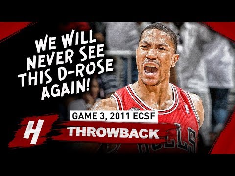 We Will NEVER See THIS Derrick Rose AGAIN! MVP Full Highlights vs Hawks (Game 3, 2011 Playoffs)