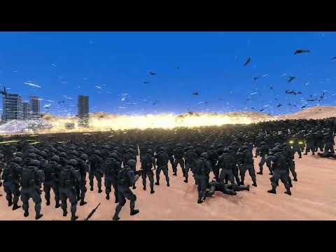 THANOS VS MODERN SOLDIER - ULTIMATE EPIC BATTLE SIMULATOR (UEBS)