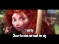 Disney Pixars Brave Touch The Sky Sing Along Lyrics With Merida Julie Fowlis