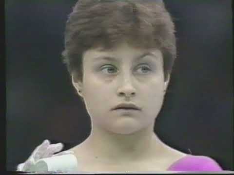 Elena Shoushounova (URS) - Olympics 1988 - All Around - Uneven Bars