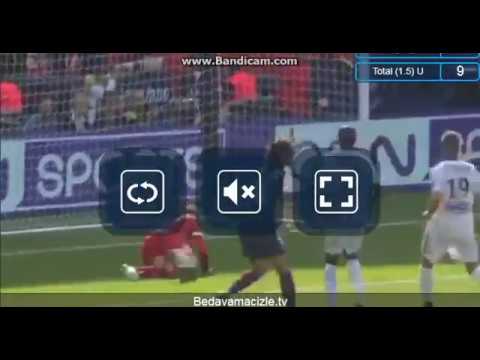 Paris St. Germain 1-0 Amiens SC Edinson Cavani Goal Ligue-1 2017