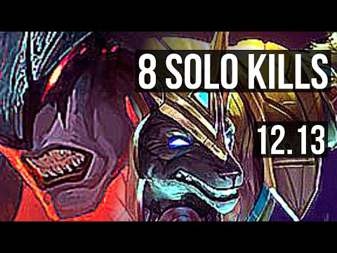 AATROX vs NASUS (MID) | 8/0/3, 2.8M mastery, 8 solo kills, 1500+ games | NA Diamond | 12.13