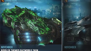 ARKHAM KNIGHT: RIDDLER BATMOBILE, ROBIN BATMOBILE SKIN!