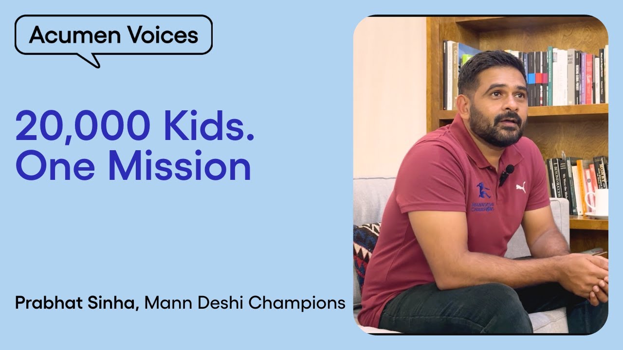Meet Prabhat Sinha: Founder Mann Deshi Champions
