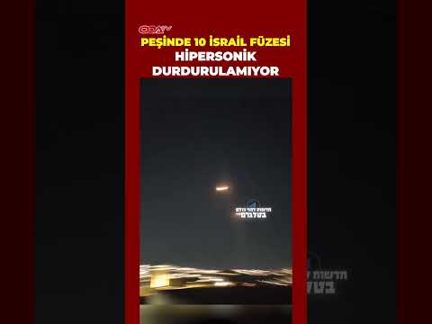 İran'a ait hipersonik füze İsrail'in 10 hava savunma füzesini atlatıp hedefi vurdu